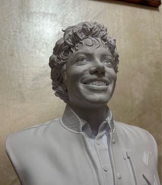 Busto Michael Jackson 3D - Altezza 25cm