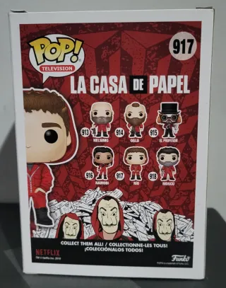 Funko Pop RIO 917 La Casa de Papel Firmado