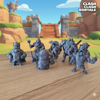 7 Figuras Coleccionables Clash Royale