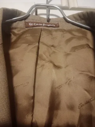 Chaqueta de traje elegante beige