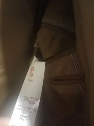 Chaqueta de traje elegante beige