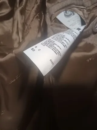 Chaqueta de traje elegante beige