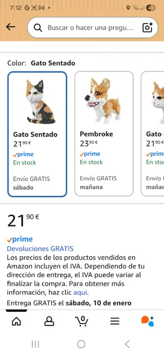 Puzzle 3D Balody Gato Calicó 16036