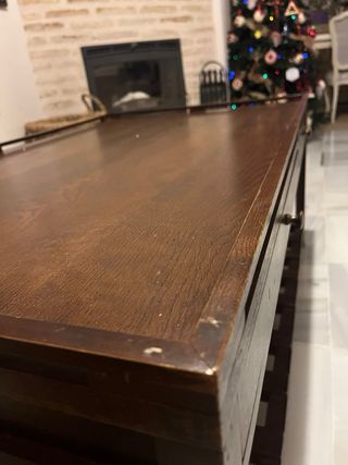 Mesa de centro de madera maciza