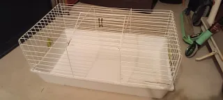 Jaula para roedores blanca