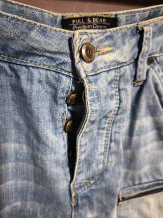 Bermuda vaquera hombre