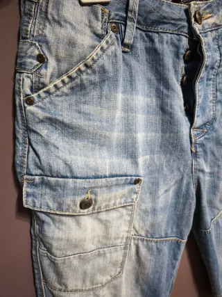 Bermuda vaquera hombre