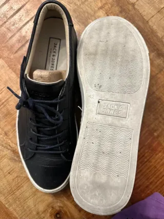 Zapatillas Bambas Sneakers Jack & Jones Negras