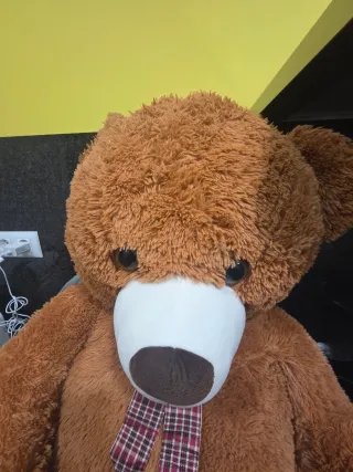 Oso de peluche grande marrón