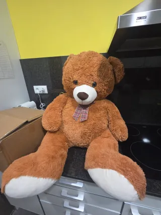 Oso de peluche grande marrón