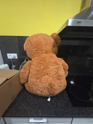 Oso de peluche grande marrón