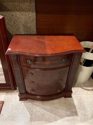 Mesilla de noche de madera