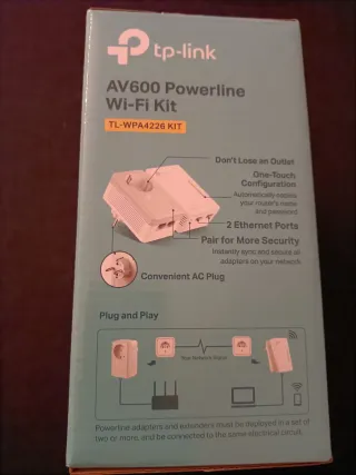 TP-Link AV600 Powerline Adaptador