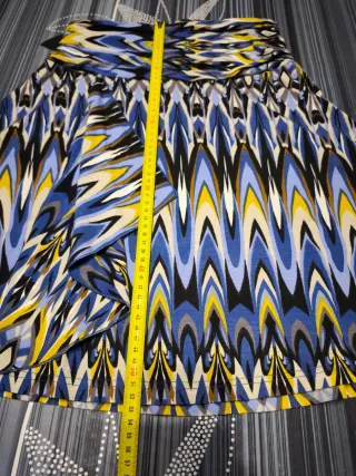 Falda estampada multicolor talla única