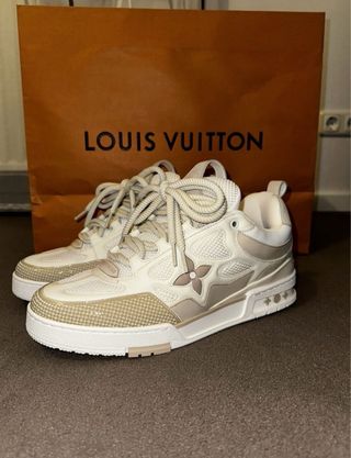 Louis Vuitton Sneakers Beige Usate 1 Volta