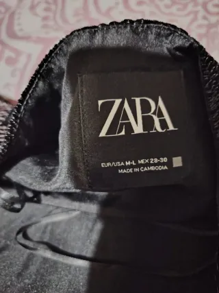 Chaleco Zara lentejuelas flecos