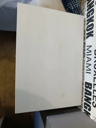 Mesita de noche Ikea Hemnes blanca