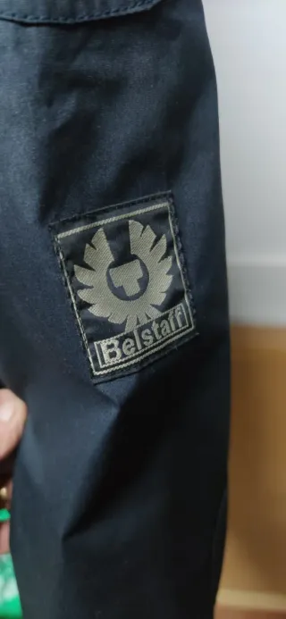 Chaqueta Belstaff trialmaster negra.