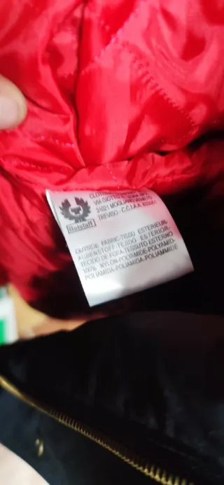 Chaqueta Belstaff trialmaster negra.