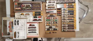 Lote trenes diferentes escalas H0 y N.