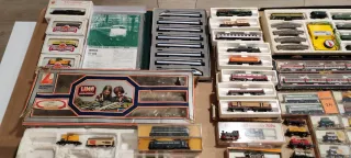 Lote trenes diferentes escalas H0 y N.