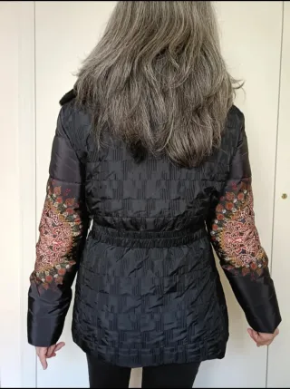 Anorak Desigual Negro Multicolor