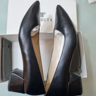 Zapatos Farrutx Piel Negros Talla 40