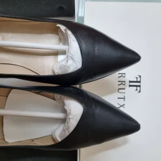 Zapatos Farrutx Piel Negros Talla 40