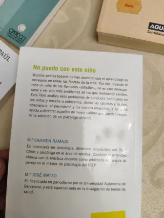 Son 4 libros de educación infantil