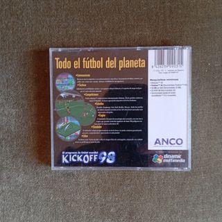 Videojuego PC Kick Off 98 (Windows 95)