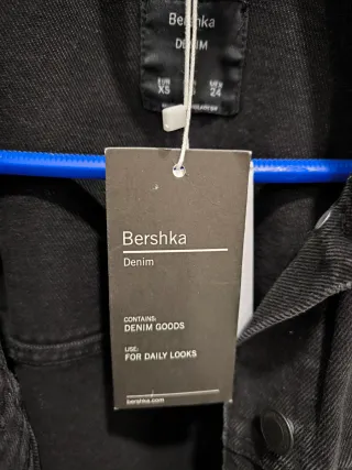 Chaqueta vaquera negra