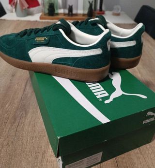 Puma Palermo verdi scamosciate