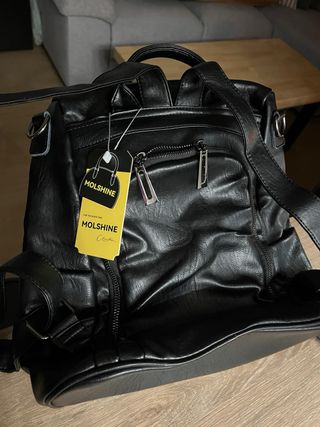 Mochila Antirobo Negra Nueva