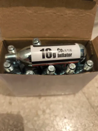 Cartuchos CO2 16g Inflador (Pack 10)