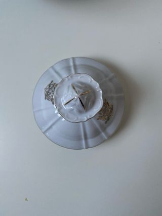 Teiera Bavaria porcellana bianca vintage