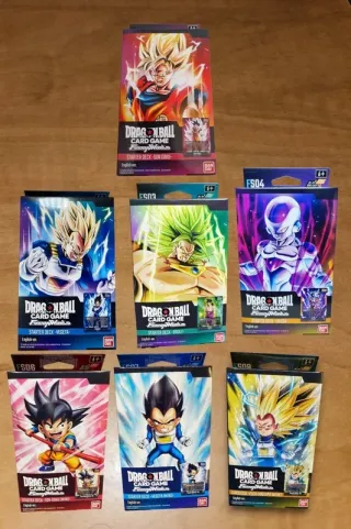 Lote 7 Mazos Dragon Ball Super Precintados