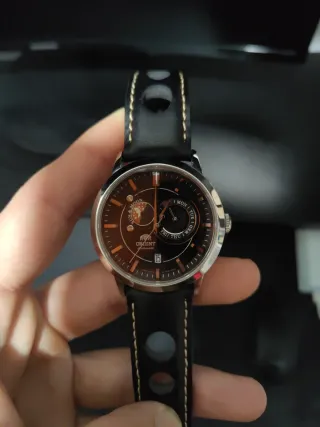 Reloj Orient Automático Negro/Plateado