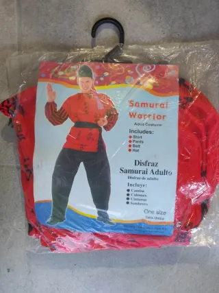 Disfraz Samurai Guerrero Adulto Talla Única