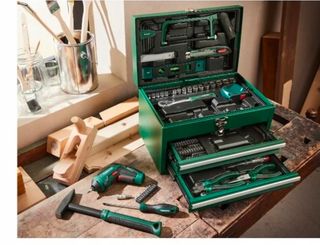 Caja de herramientas Parkside verde N*2