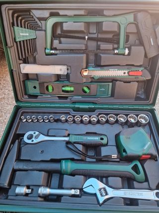 Caja de herramientas Parkside verde N*2