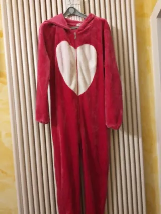 Pigiamone Cuore San Valentino Taglia Unica