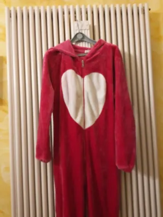 Pigiamone Cuore San Valentino Taglia Unica
