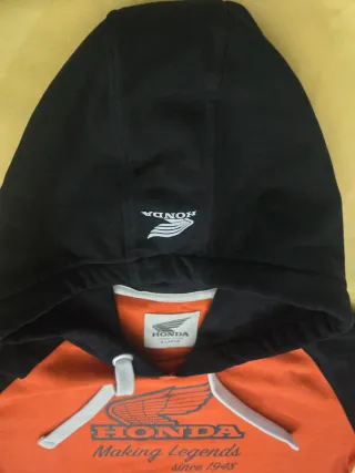 Felpa Honda Making Legends Arancio/Nero