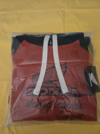 Felpa Honda Making Legends Arancio/Nero