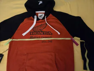 Felpa Honda Making Legends Arancio/Nero