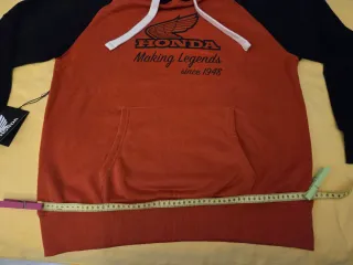 Felpa Honda Making Legends Arancio/Nero