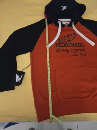 Felpa Honda Making Legends Arancio/Nero