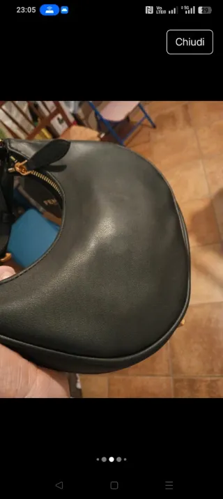 Borsa Fendi Nera e Oro