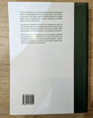 Operaciones financieras. Teoría y problemas res...