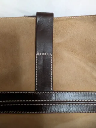 Botas Loewe Piel y Ante Beige/Marrón